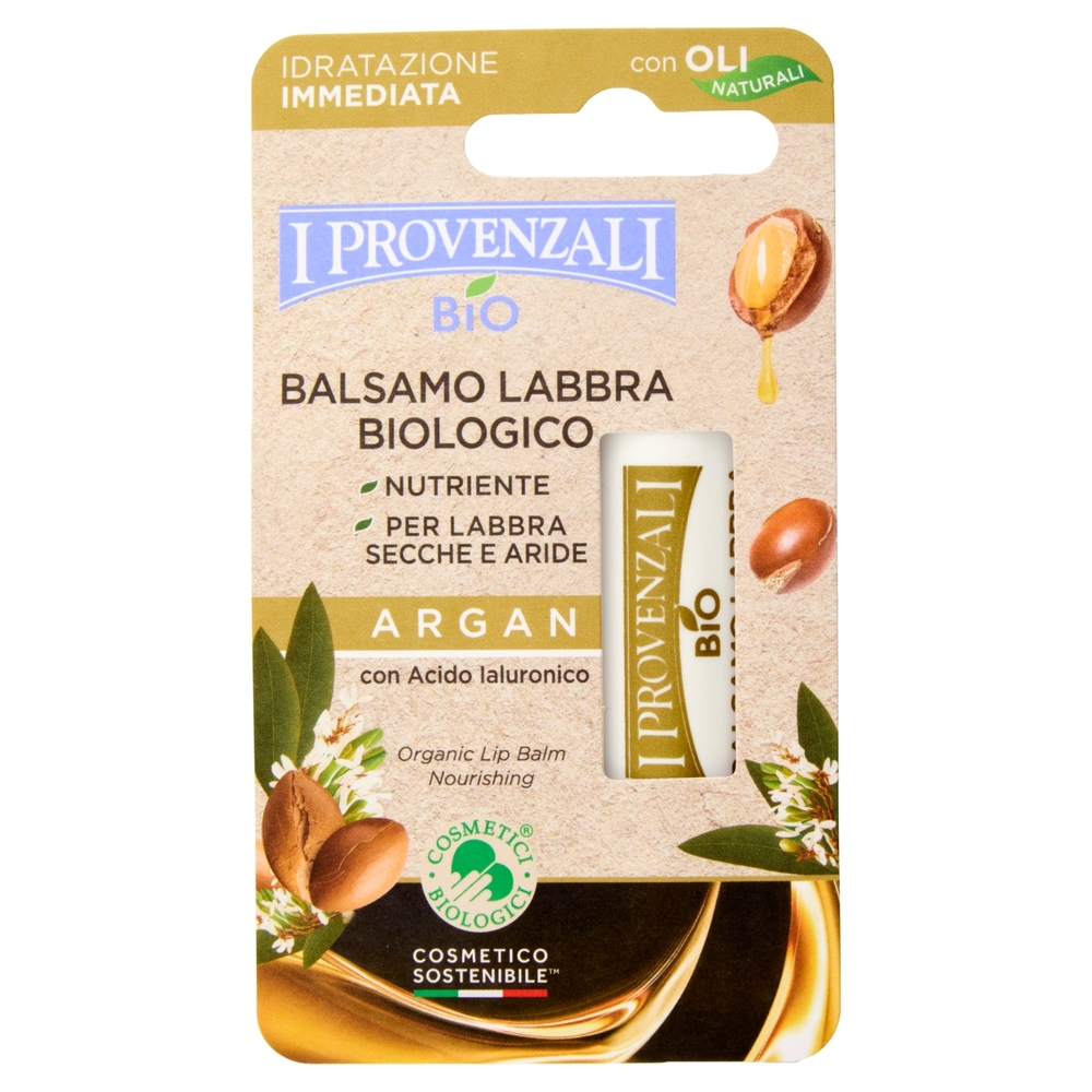 I Provenzali Bio Balsamo Labbra Biologico Argan Nutriente 5,5 ml